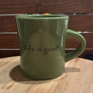 Life Is Good Olive Mug